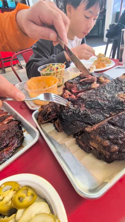 Capelo's Barbecue - Dino ribs $94 - Barbeque Near Me - Redwood City, California