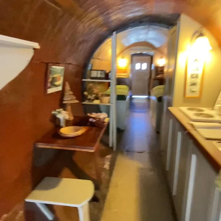One Log House - 02.19.22 it's pretty cool inside... kitchen, bedroom, living space - Coffee & Tea Near Me - Garberville, California