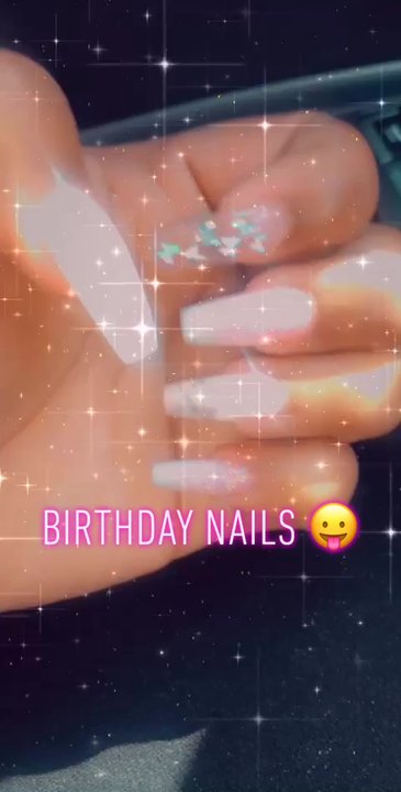 Eva Nails - My Birthday set is everything - Nail Salons Near Me - Houston, Texas