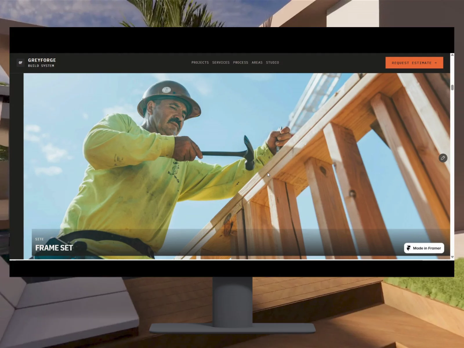 GreyForge Contractor  built for every screen.On desktop, the experience opens with a full cinematic construction video. On mobile, the layout is simplified for speed, clarity, and fast estimate requests.Projects, services, credibility, and conversion  all designed around how contractors actually win work.