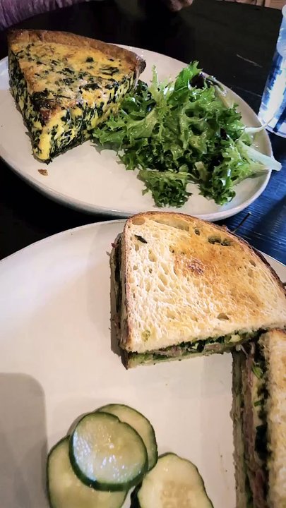Mediterra Cafe - Grilled Parma cotta ham & quiche! - Cafes Near Me - Sewickley, Pennsylvania