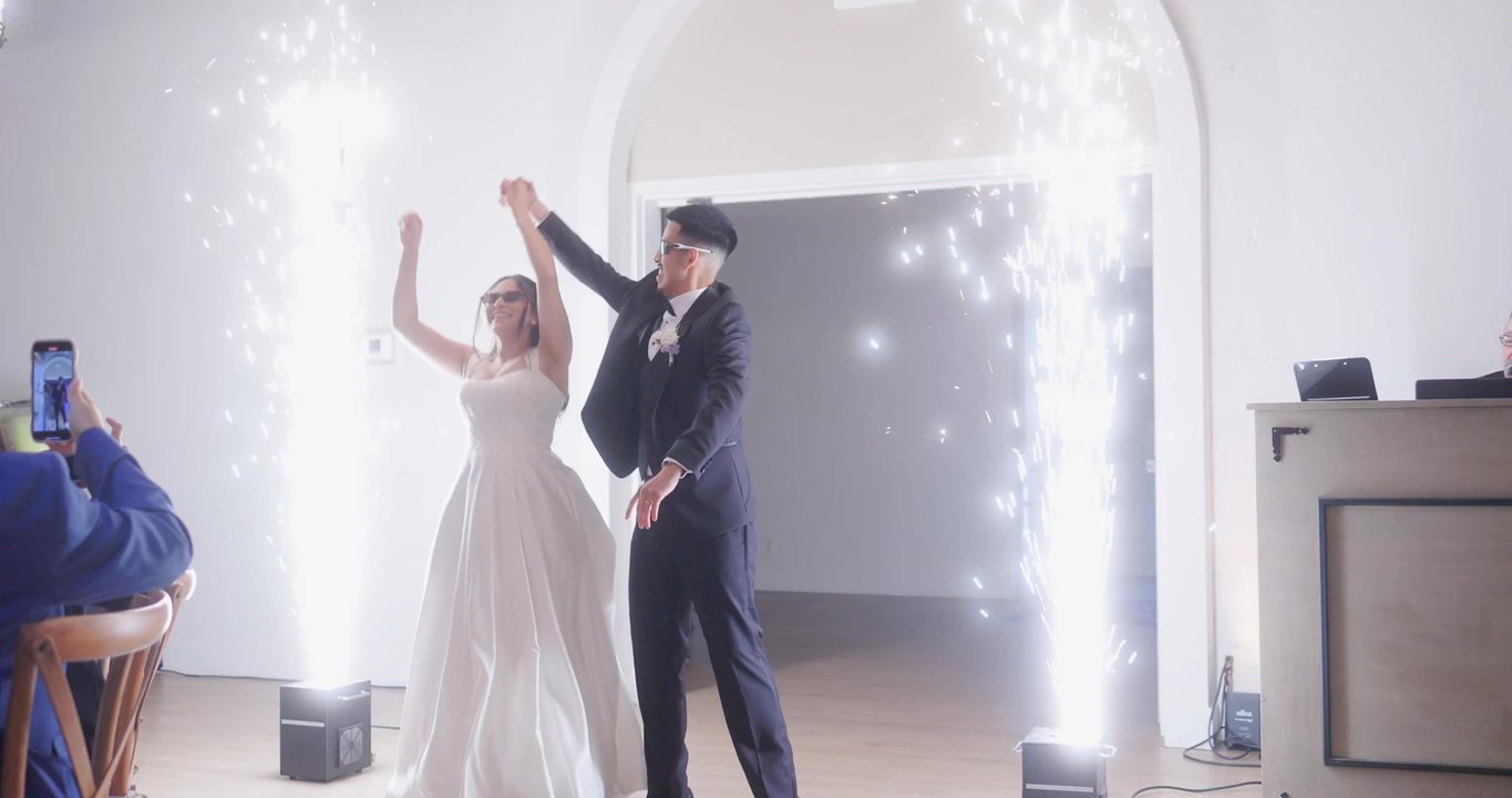 Focus Video - Bride and groom dancing their first dance at Carmel fields by wedgewood weddings with wedding videography by Focus Video - Event Photography Near Me