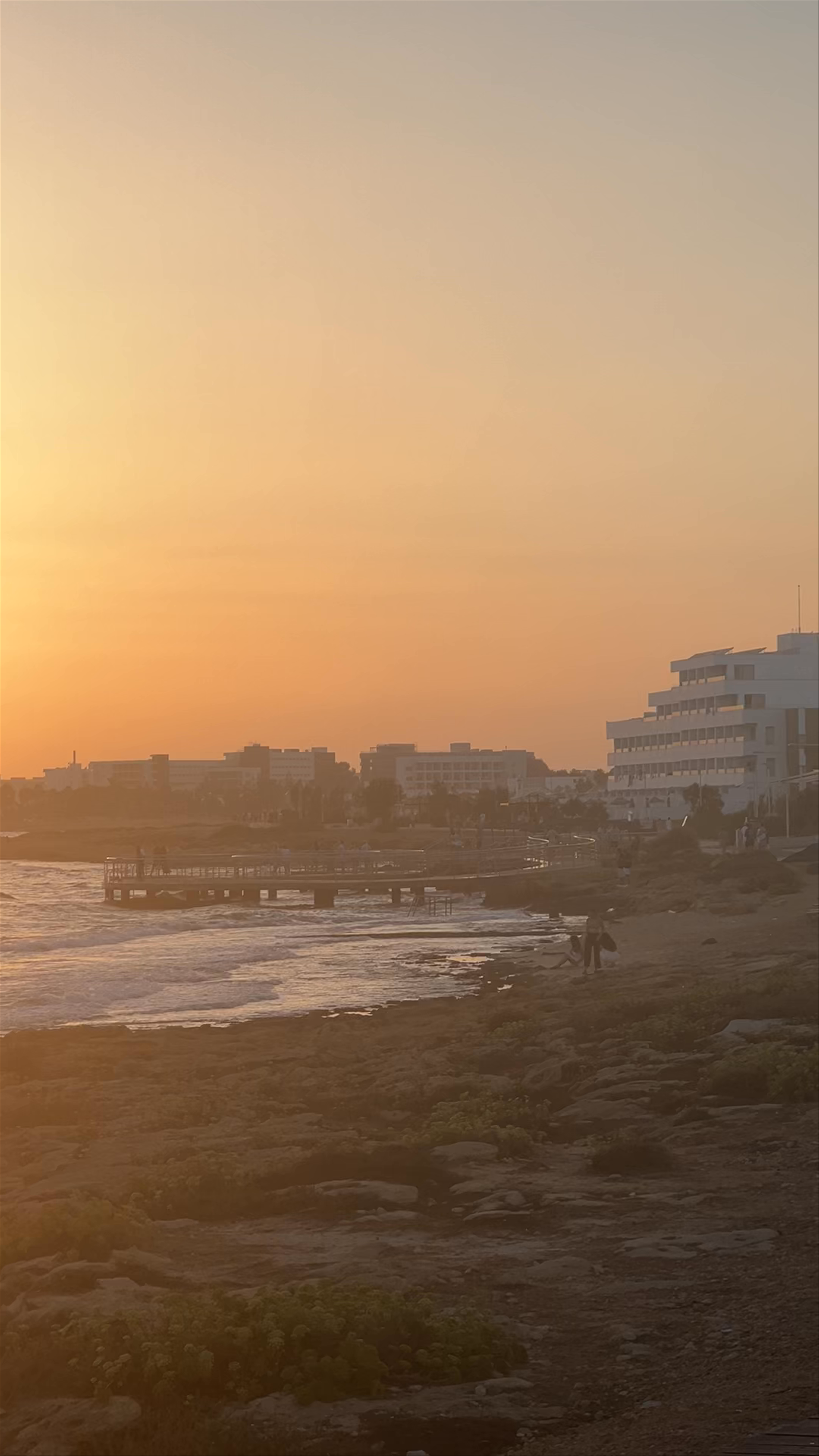 Sunset Serenity at Loukkos Tou Mandi Beach, Cyprus