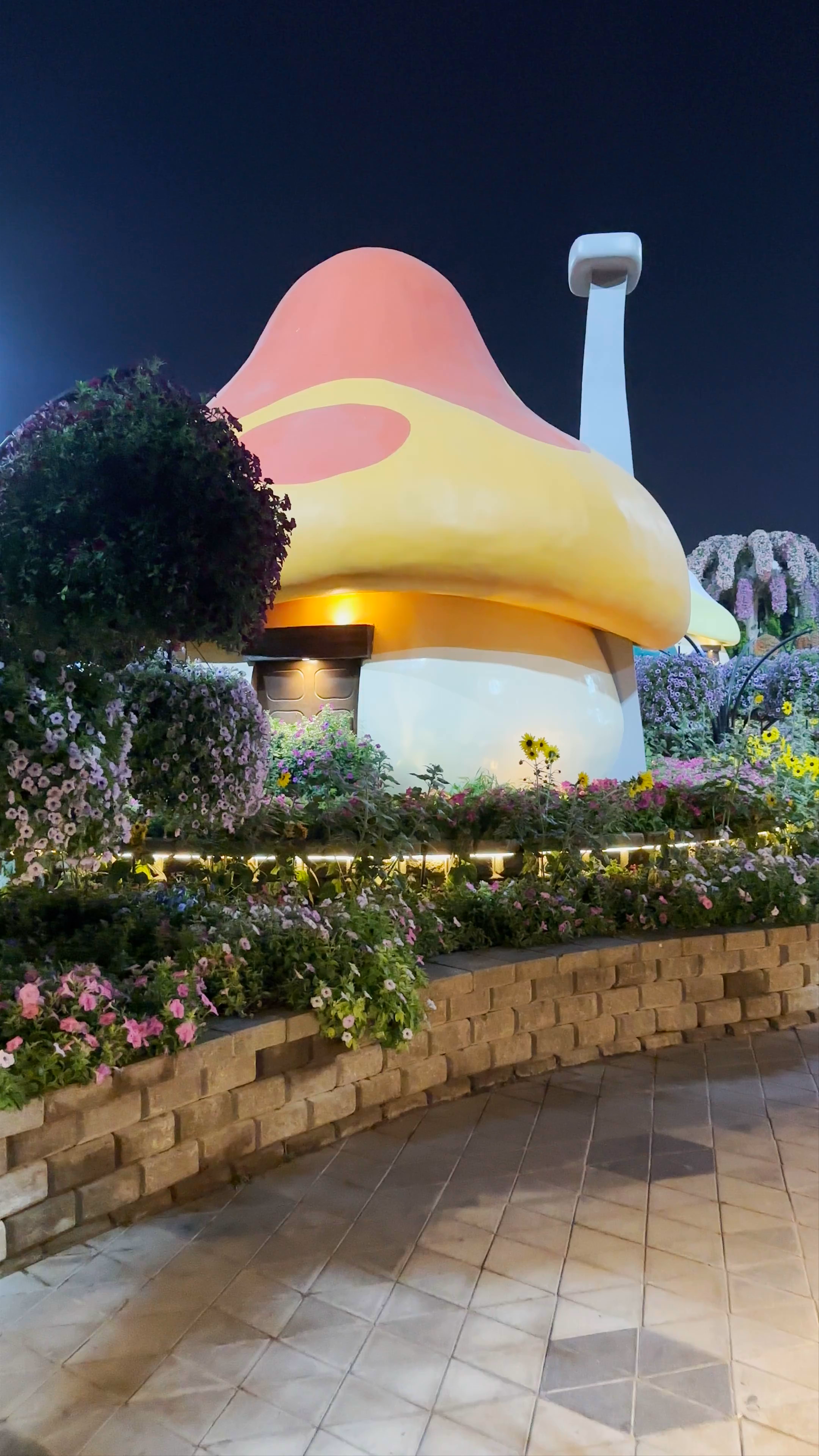 Smurfs Village - Miracle Garden - Dubai - United Arab Emirates