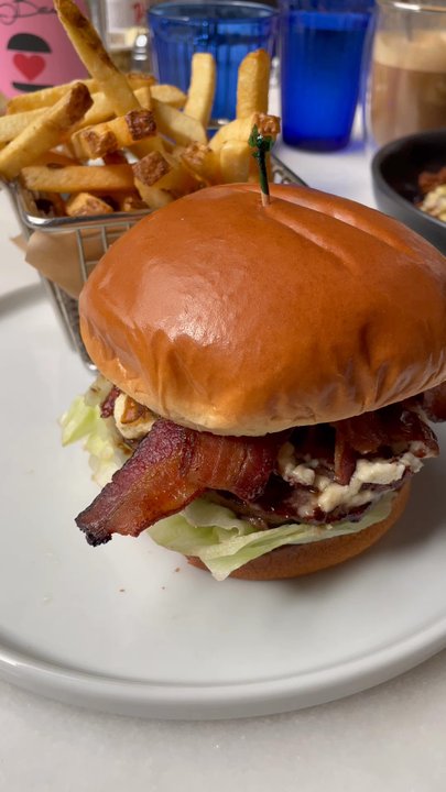 26 Beach Restaurant - Date burger is now my new obsession - New American Near Me - Venice, California