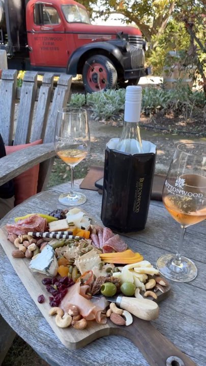 Buttonwood Farm Winery & Vineyard - Charcuterie board - Wineries Near Me - Solvang, California