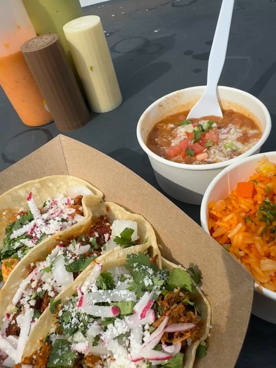 Viva Cocina - I ordered two chicken tacos and one shrimp taco - Indian Near Me - Houston, Texas