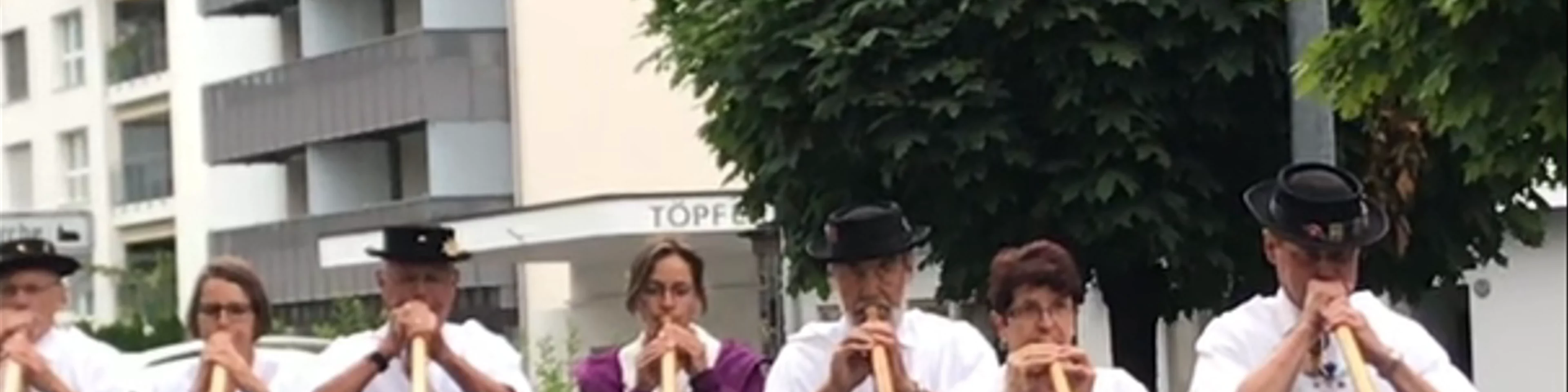 Swiss music performance at City Hotel Brunnen