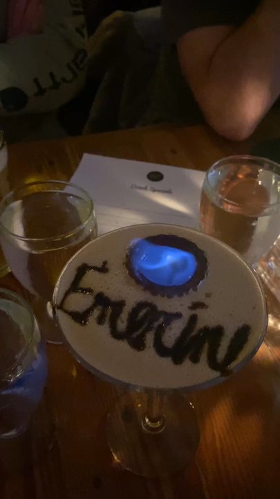 Layali Providence - Flaming espresso martini - Lounges Near Me - Providence, Rhode Island