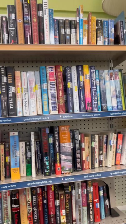 Goodwill Store - 06/17/2025 lots of books! - Thrift Stores Near Me - Biddeford, Maine