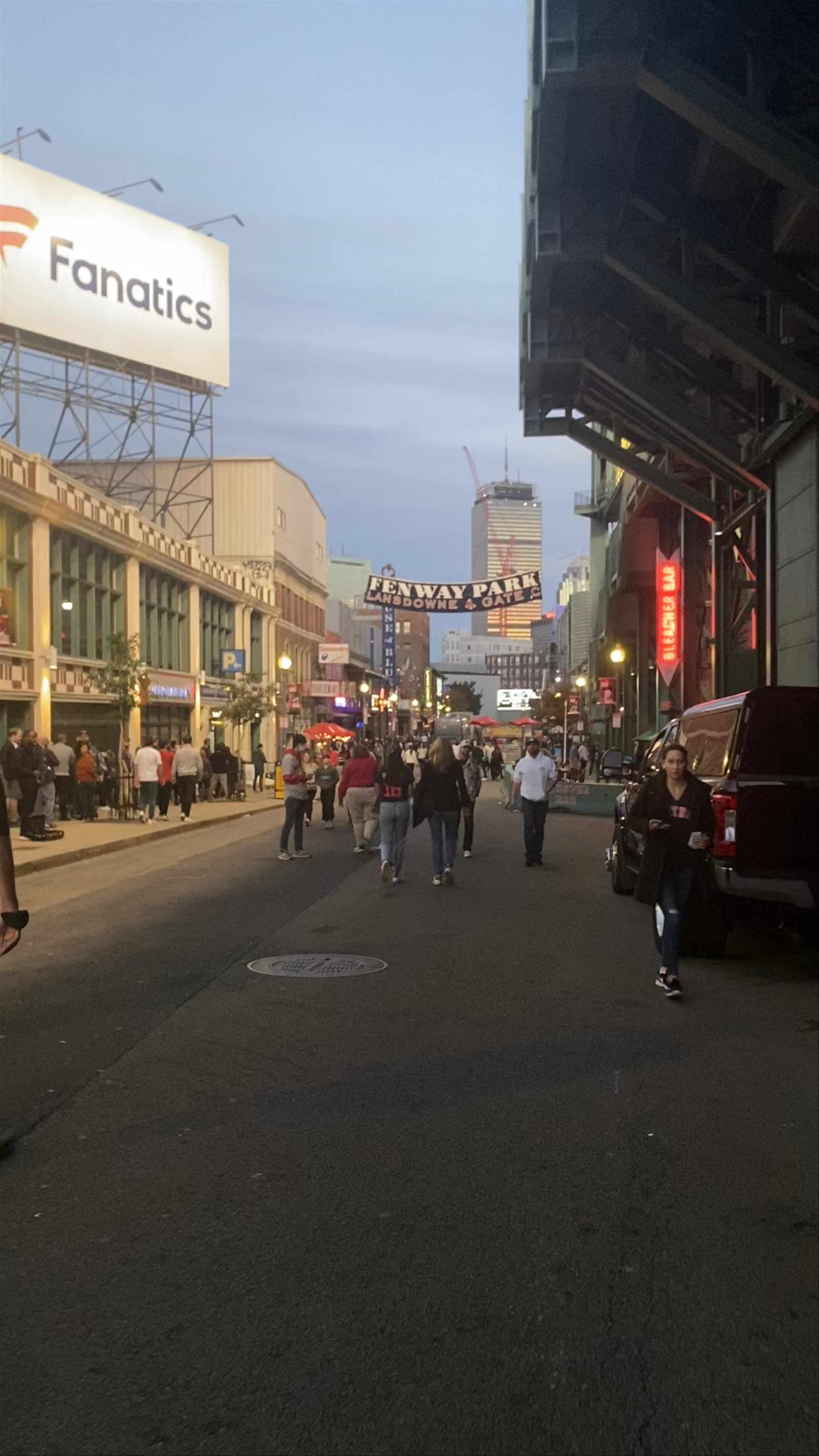 Fenway Park: Vibrant Evening Street Vibes in Boston