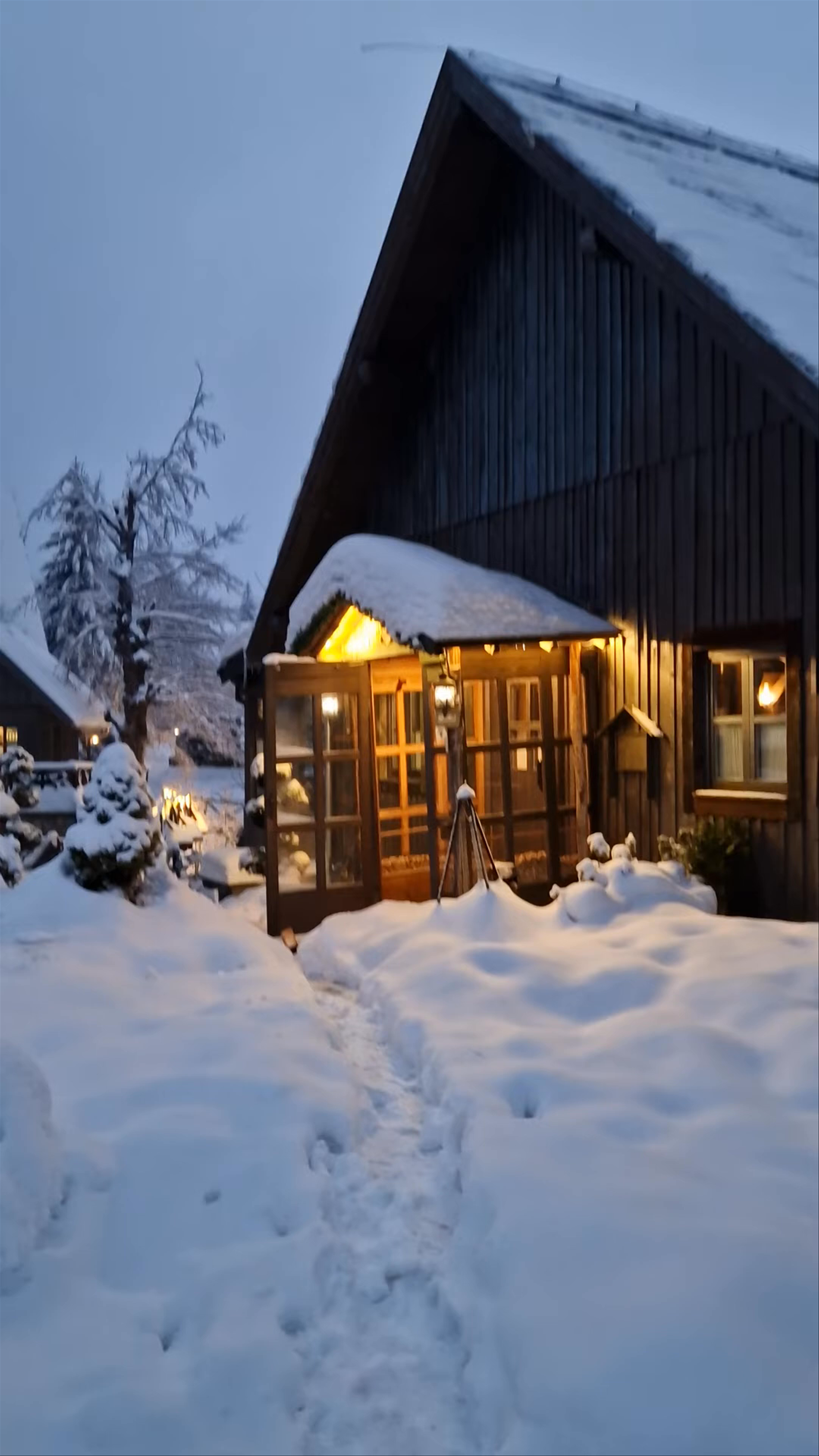 Winter Wonderland at Ethno Houses, Plitvička Jezera, Croatia
