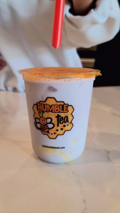 Bumble Tea - Taro Milk Tea - Straw pop! - Coffee & Tea Near Me - Raleigh, North Carolina