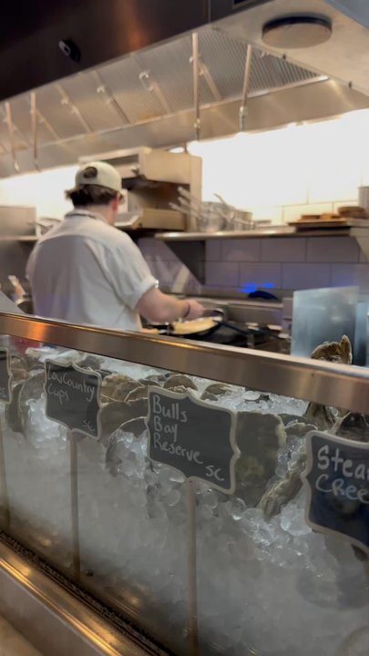 Chubby Fish - Amazing seat at the bar - Seafood Near Me - Charleston, South Carolina
