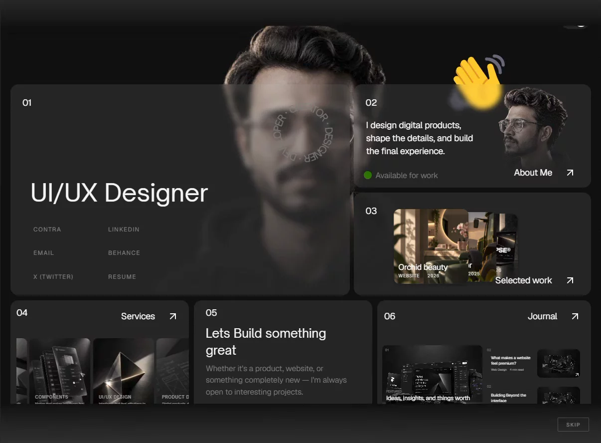 Curtain Loader V2 is now live on the Framer Marketplace.A cinematic page transition built as a fully customizable Framer Code Component.→ 3 transition directions → Custom easing &amp; fold depth → Logo + subtitle support → Flexible playback controls → Skip interaction → Reduced-motion &amp; accessibility support → No custom CSS requiredIt’s also included free with Glimpse, already set up as a preloaded page loader.