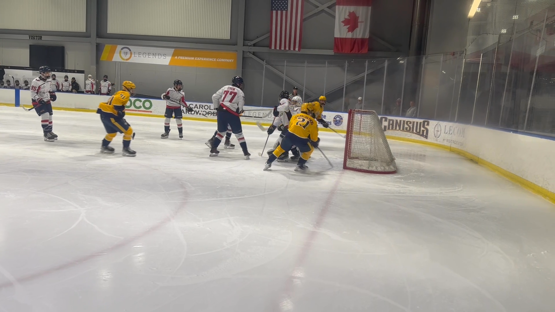 Yoni Scherer Scores a Rebound Goal | Nashville Jr. Predators 15U AAA