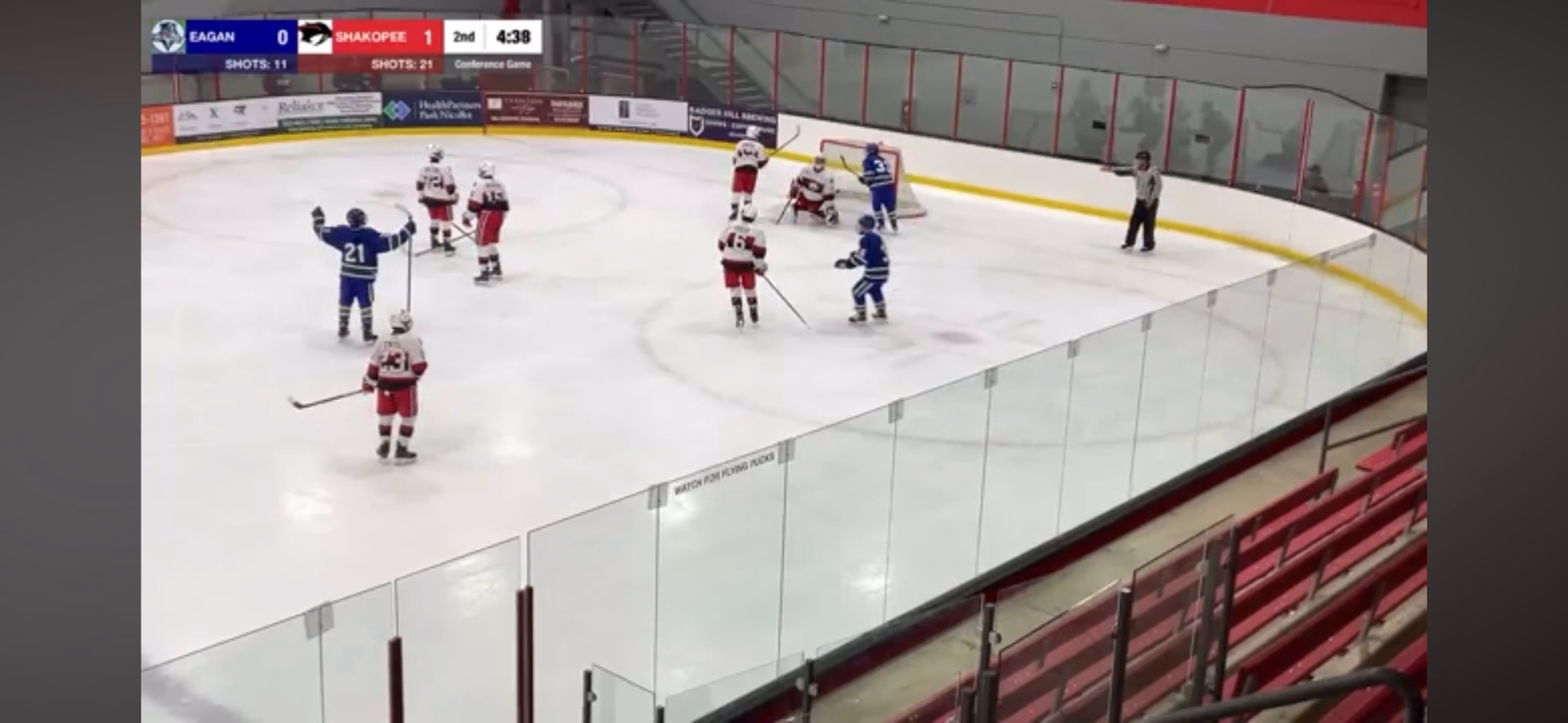 Arthur Eddy's Goal Turn Around Snipe Versus Shakopee