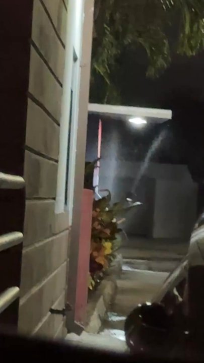 Arby's - Sprinkler sprays right at you when placing an order. - Fast Food Near Me - Fort Lauderdale, Florida