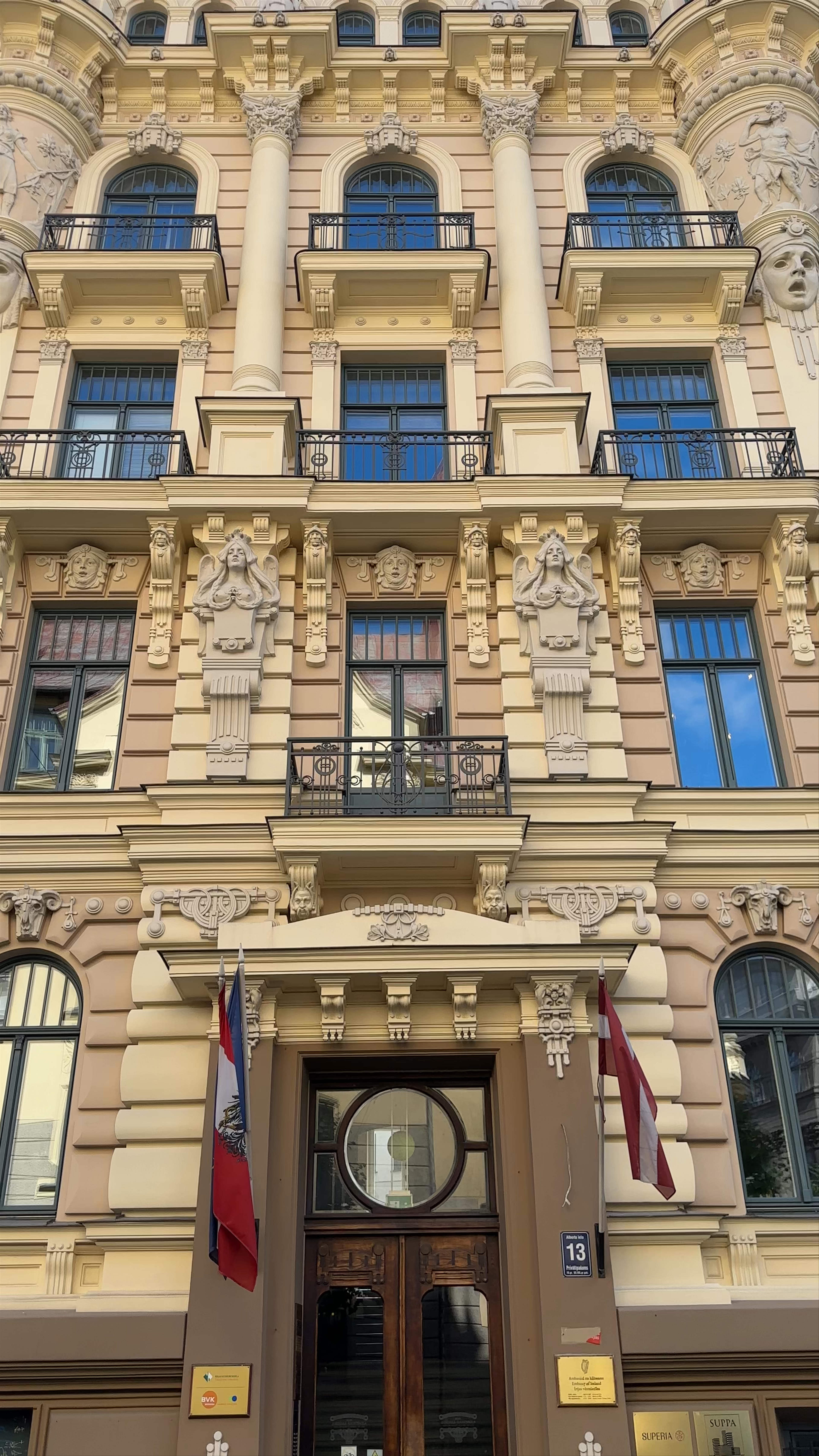 Art Nouveau Splendor in Central Riga