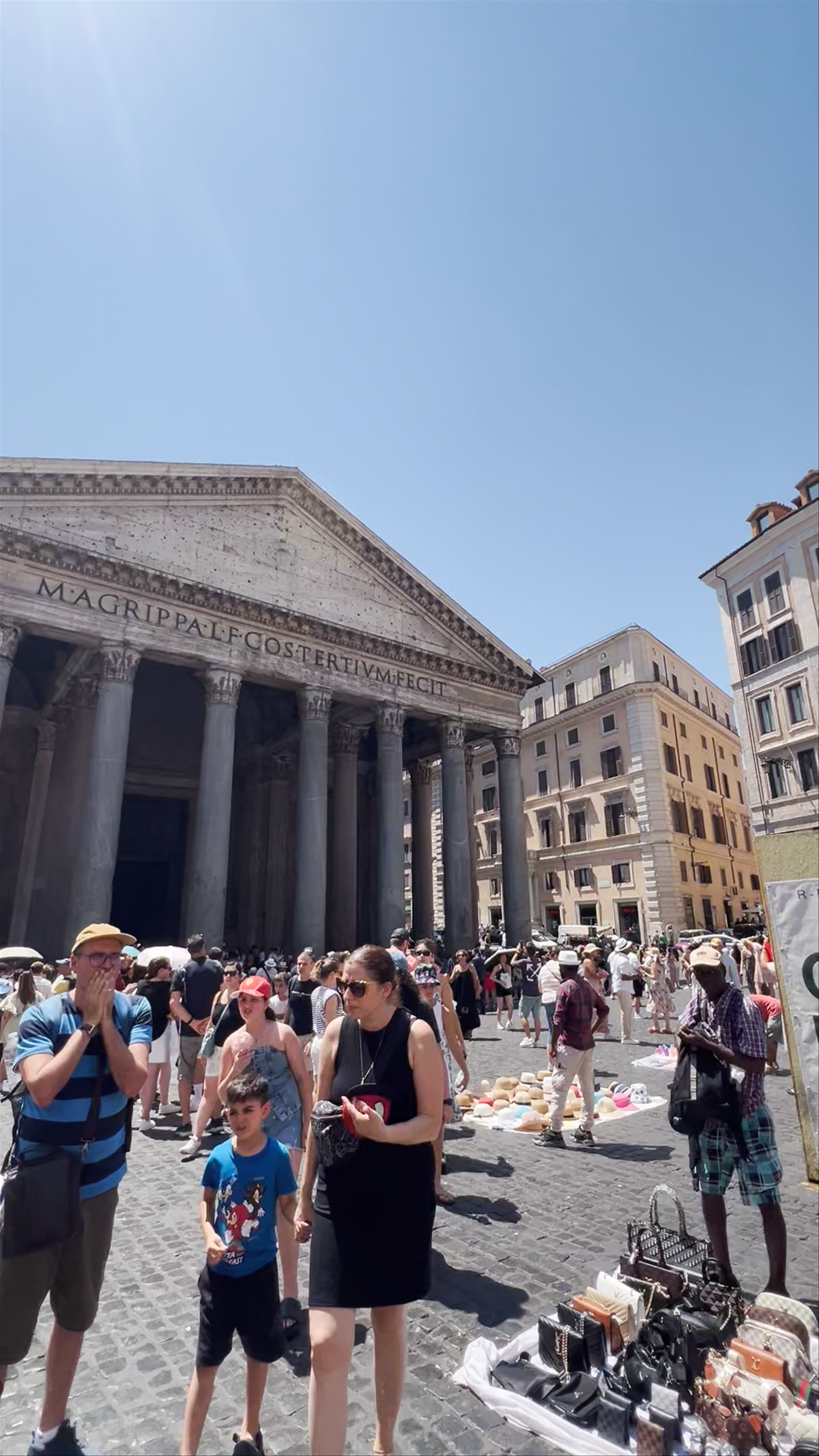 Vibrant Afternoon at the Pantheon, Rome