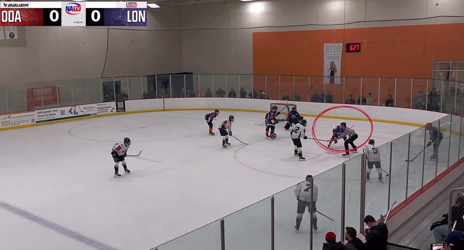 Olo Sormin's defensive zone faceoff play into assist|NAHL Combine St. Louis
