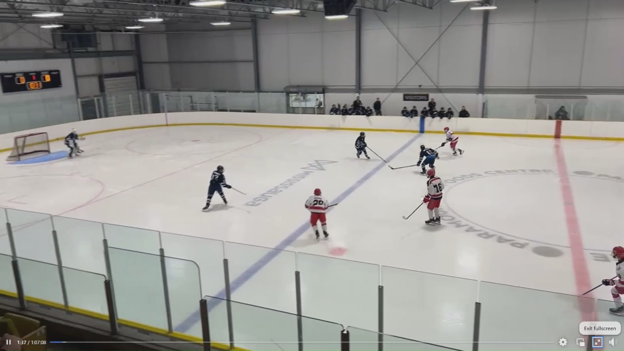 Highlights of Justin Allard (2010) of Upper Ottawa Valley Aces U16 AA vs Stratford Warriors on 03-10-25.