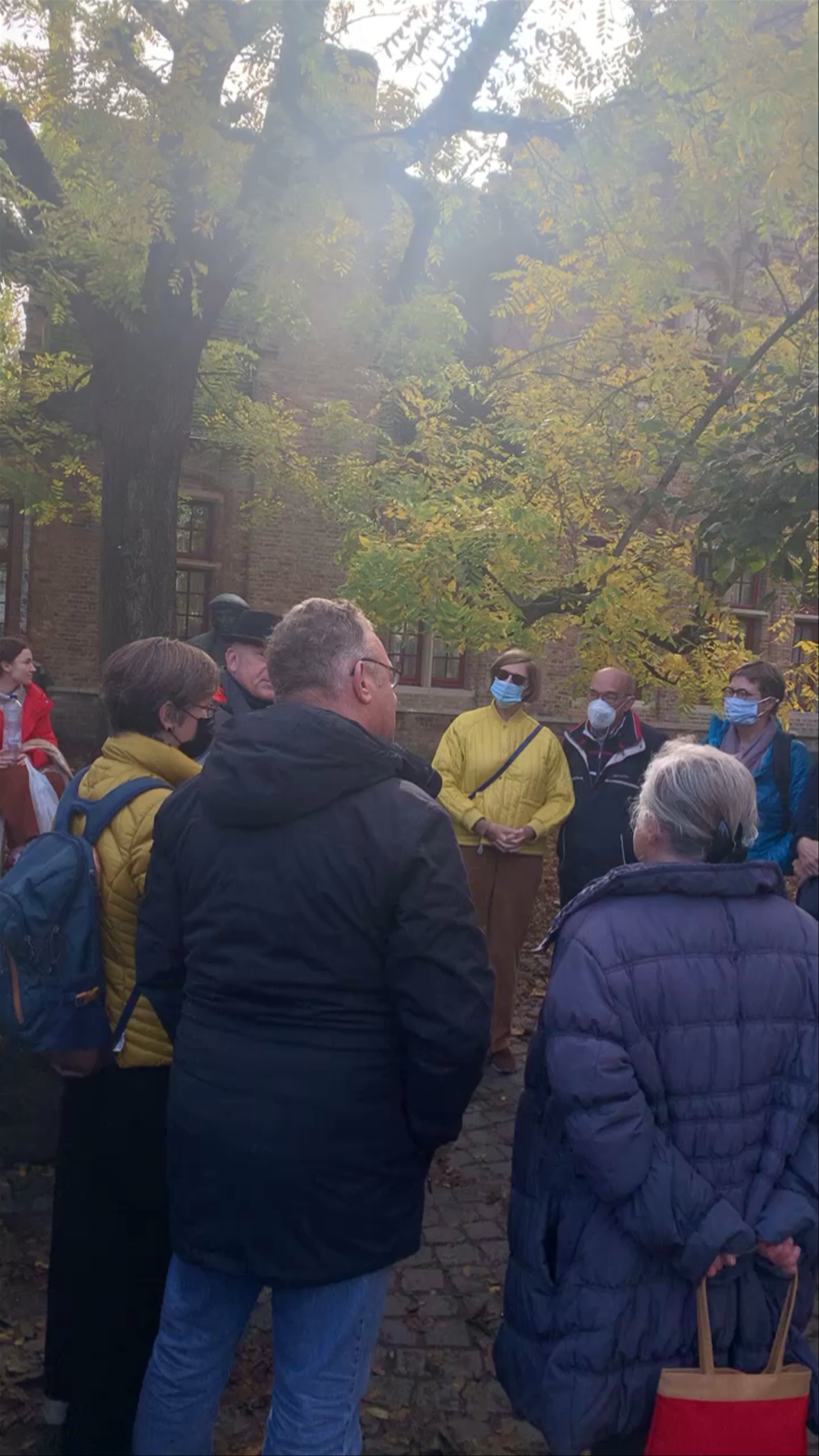 Autumn Stroll and Canal Boat Tour at Boniface Bridge, Bruges