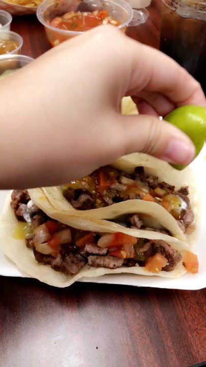 City Tacos - You up the line in to taco and you eat it all up! (Carne and shrimp tacos dressed to my liking) - Mexican Near Me - Phoenix, Arizona