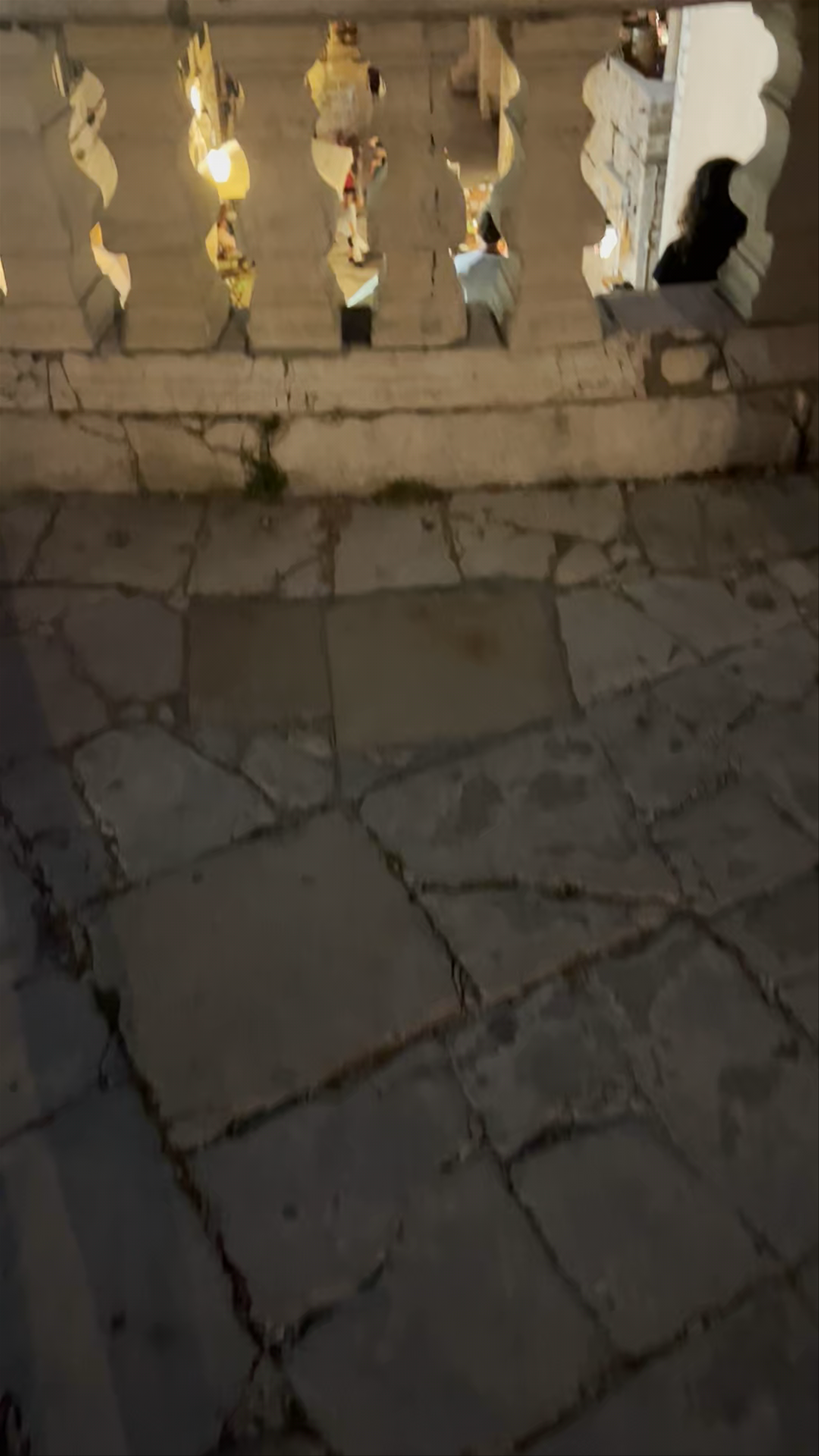 Jesuit Stairs Nightlife: Illuminated Pathway in Dubrovnik