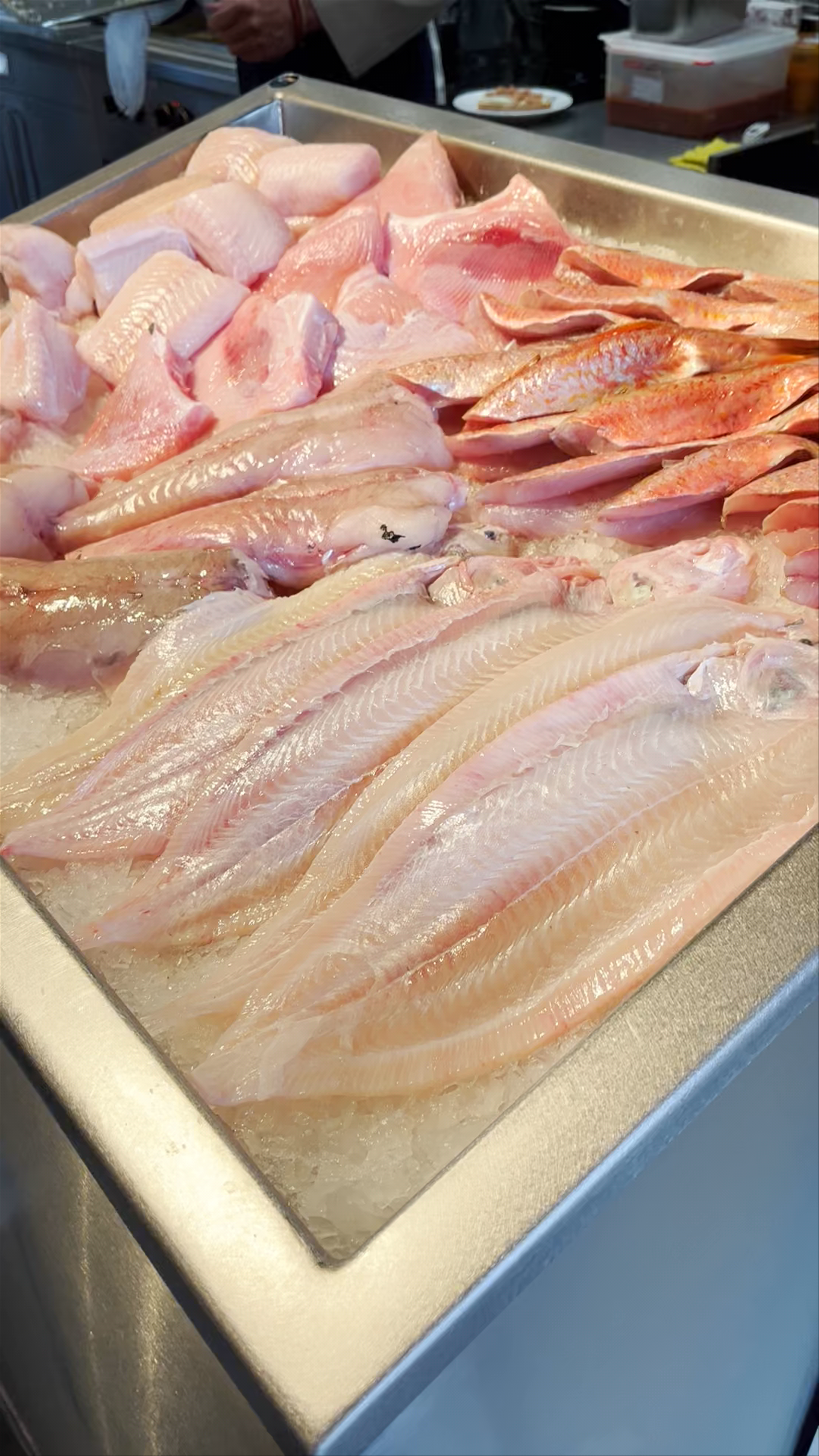 Fresh Dutch Seafood Display at Vis Café Ed, Haarlem