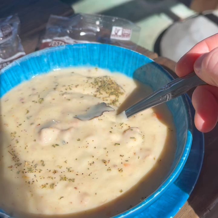 Turtle Shack - In-Action New England Clam Chowder! - Seafood Near Me - Palm Coast, Florida