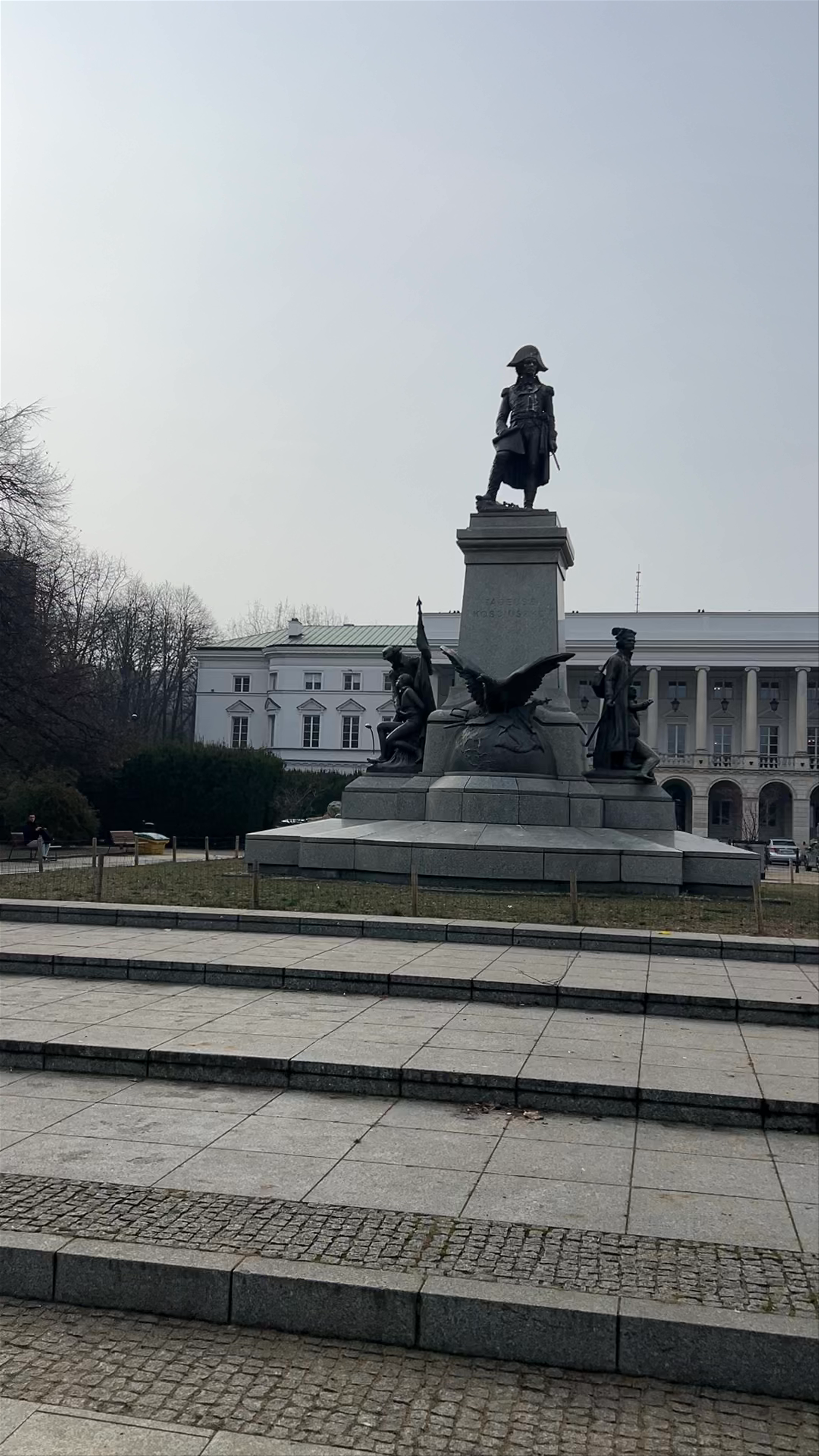 Tadeusz Kościuszko Monument at Iron-Gate Square in Warsaw