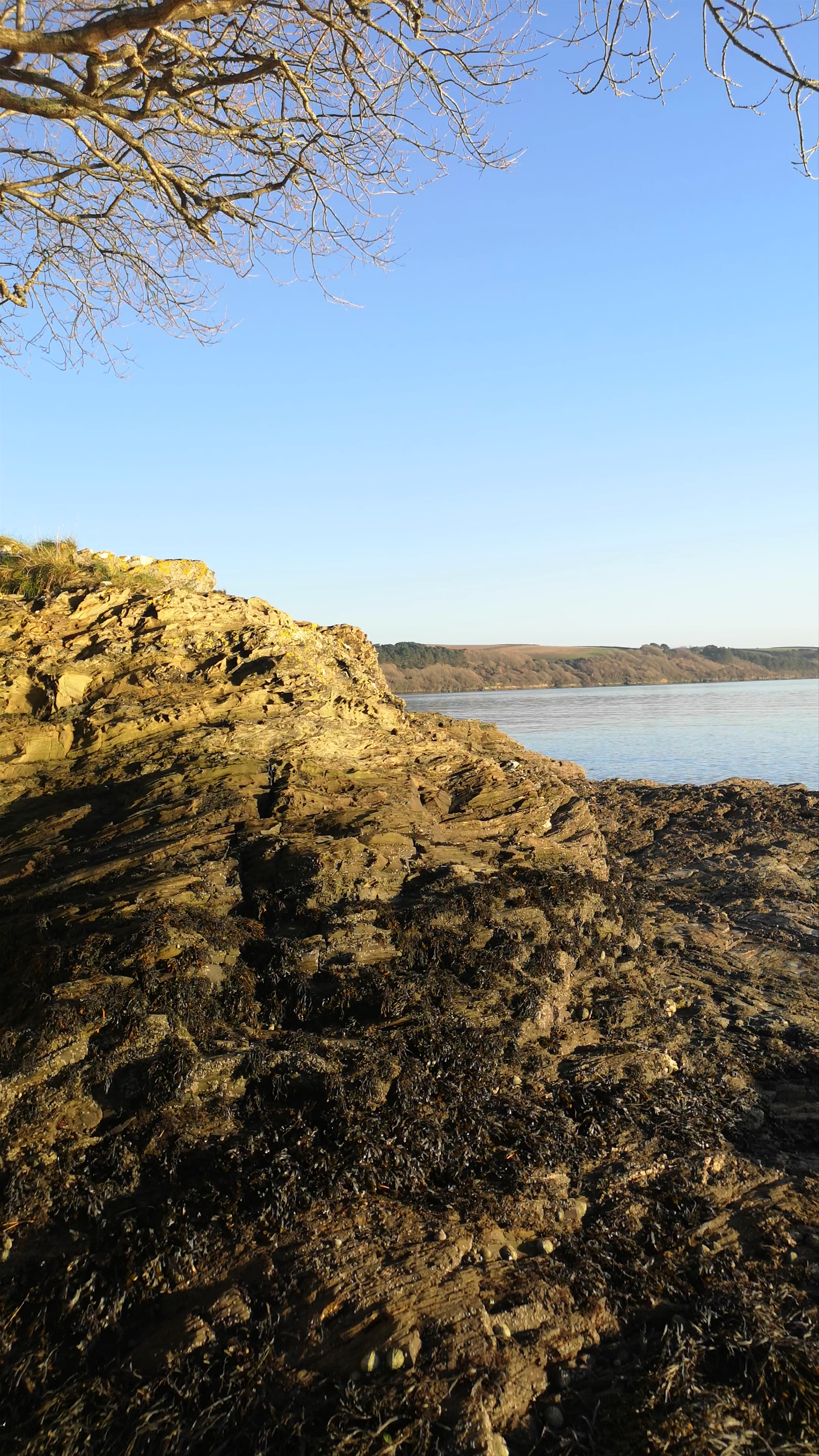 Loe Beach at Winter Sunset — Tranquil Coastal Beauty in Feock, Cornwall, UK