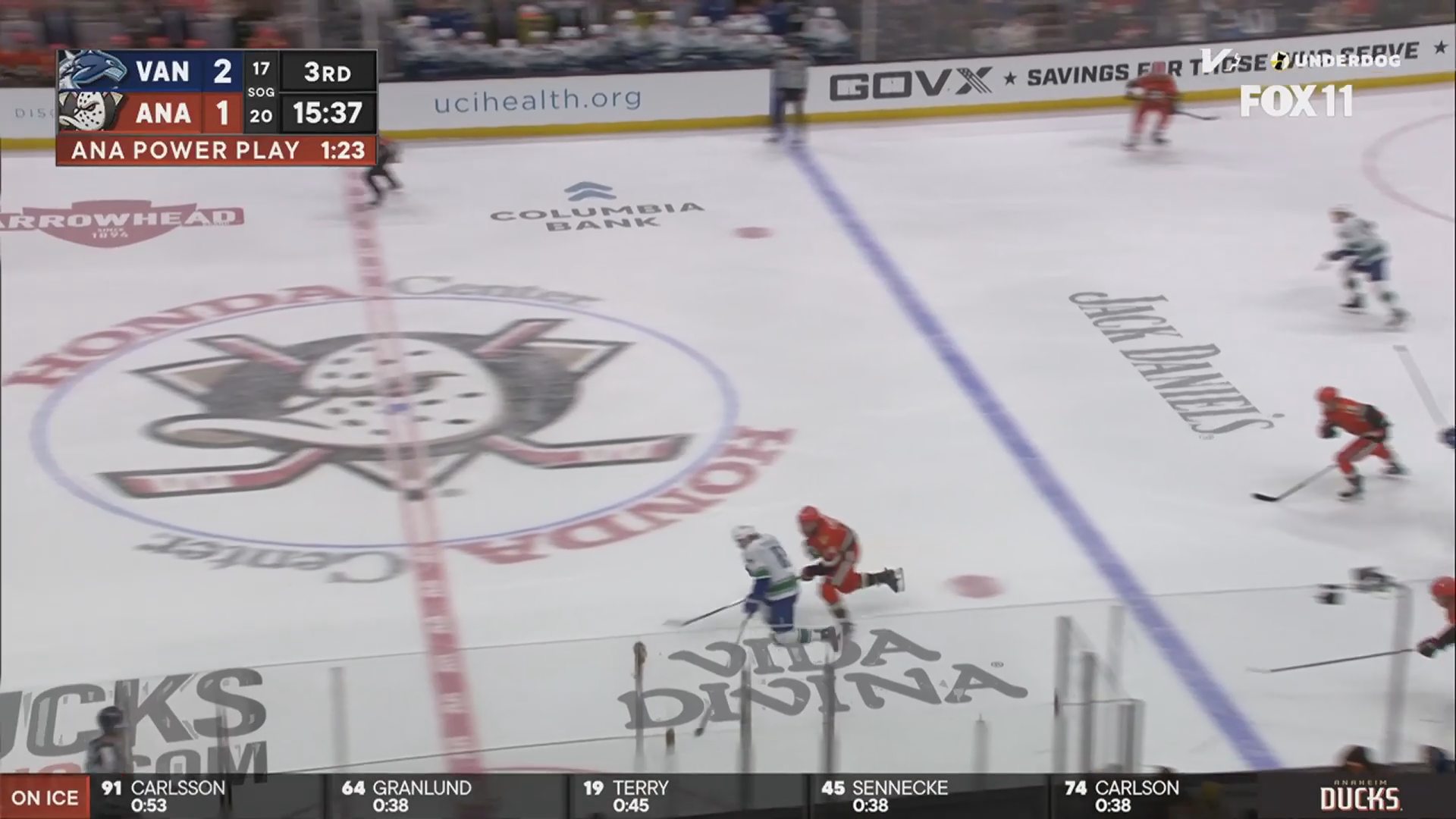 Canucks Denies Anaheim Playoff Berth After OT · Apr. 12, 2026