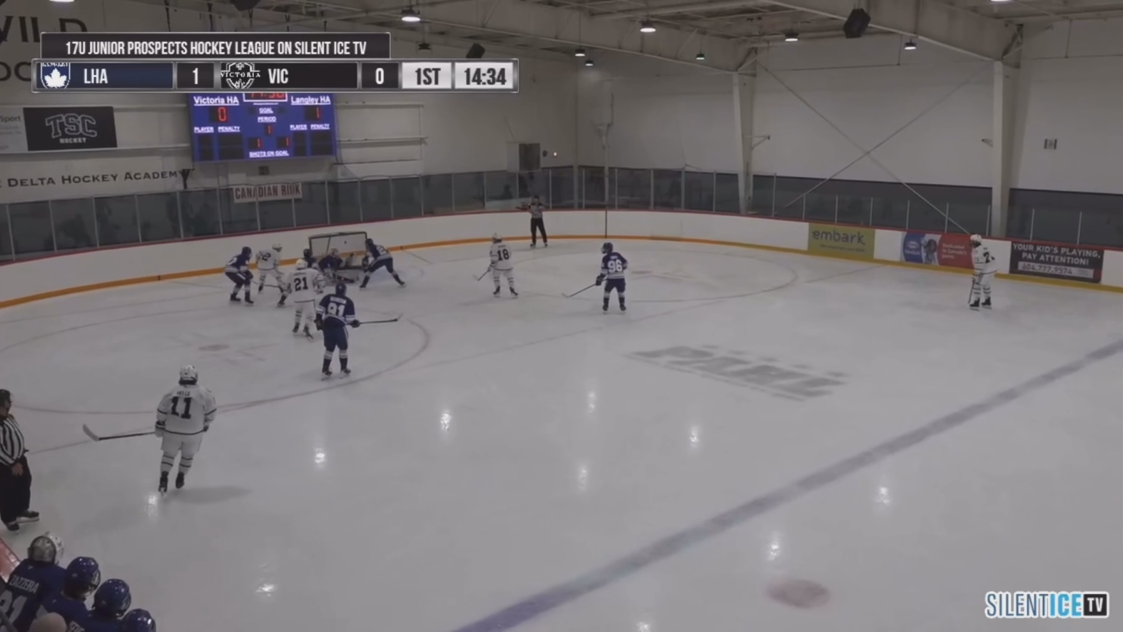 Haze Helle's First JPHL Assist - Victoria Hockey Academy U17 Highlights