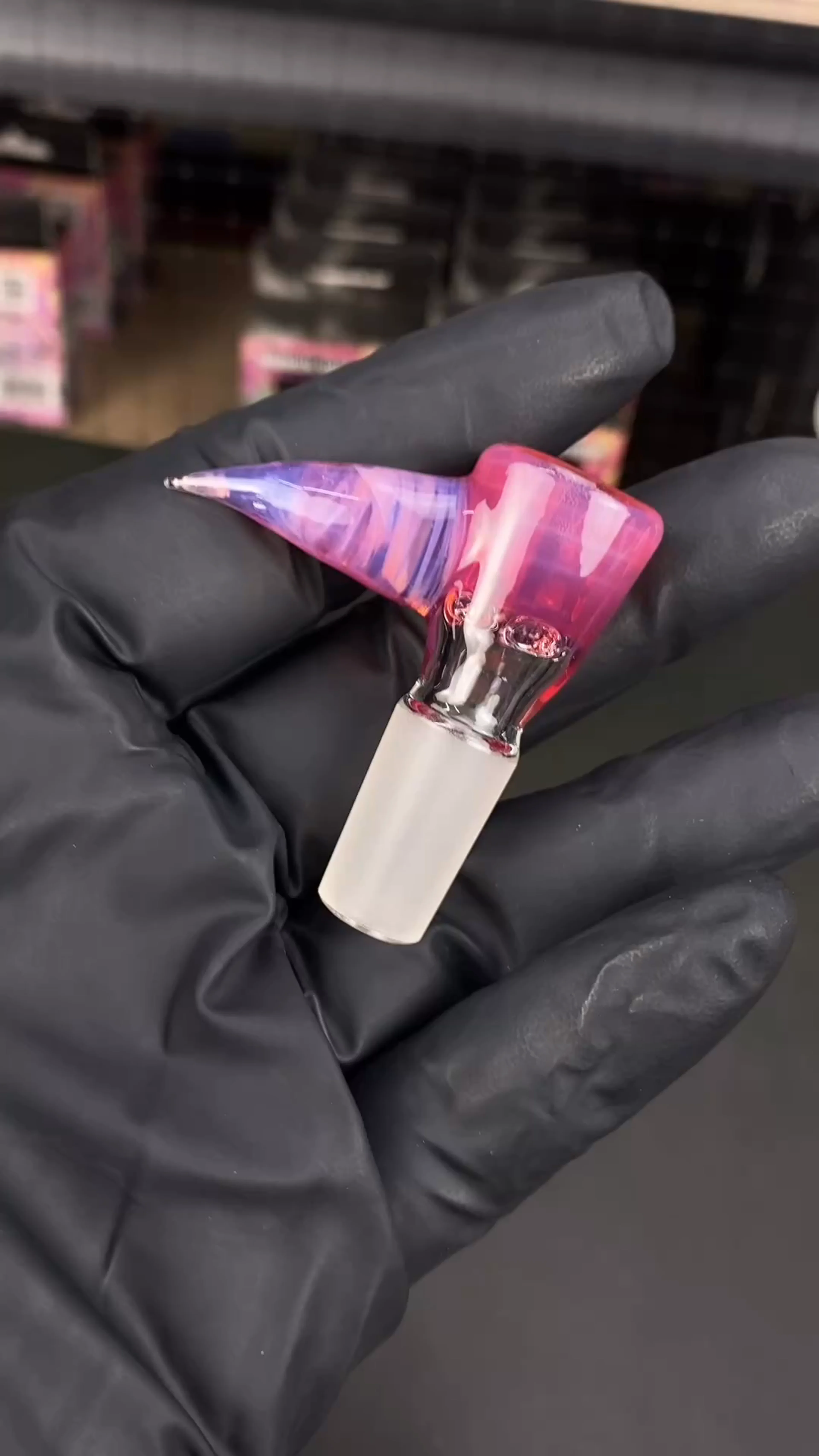 Preview pic of 14mm 4-Hole Glass Bowl Slide by Magizle
