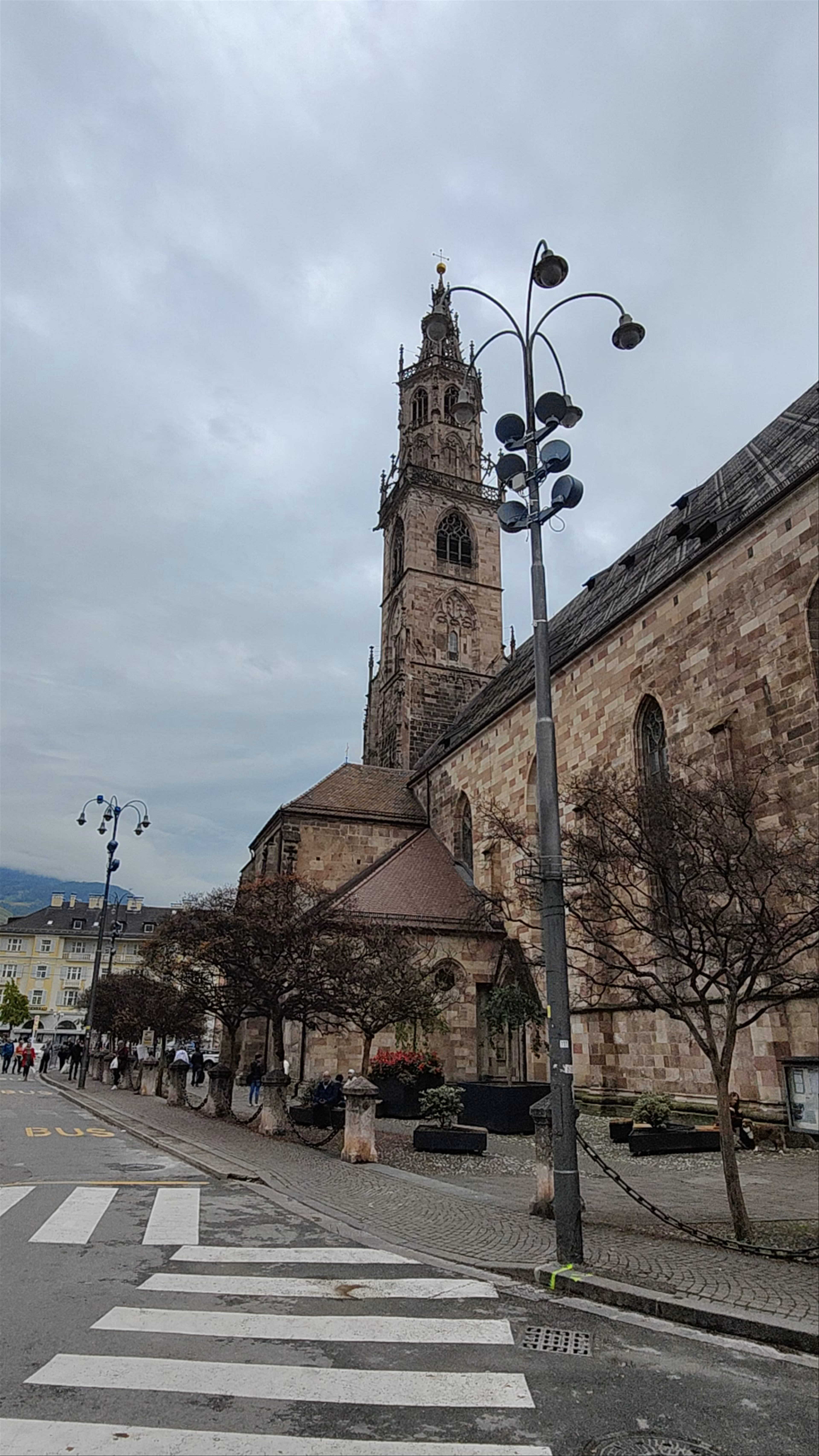 Piazza Walther: Historic Heart of Bolzano in Autumn