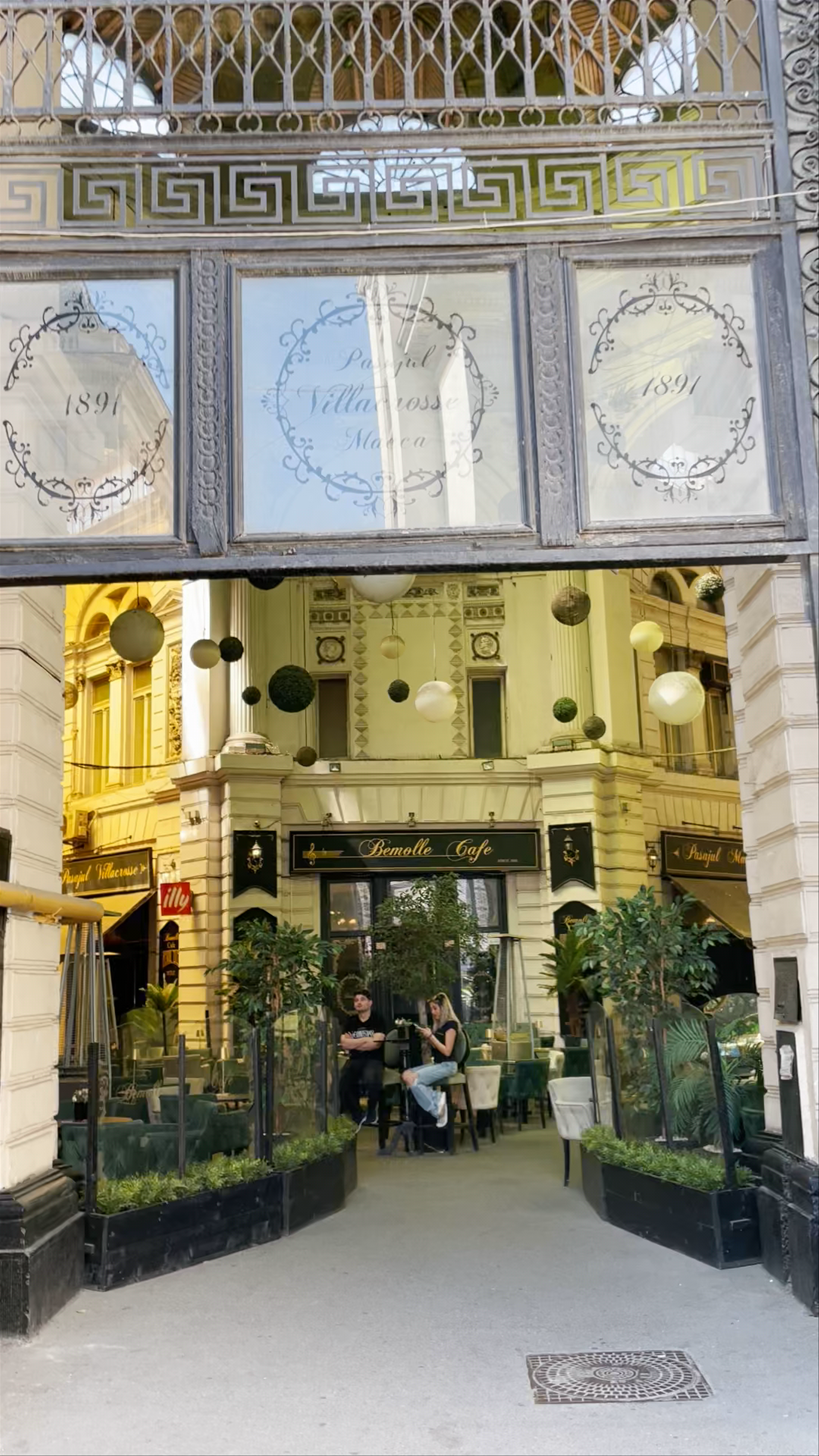 Macca-Vilacrosse Passage: Historic Café Elegance in Bucharest