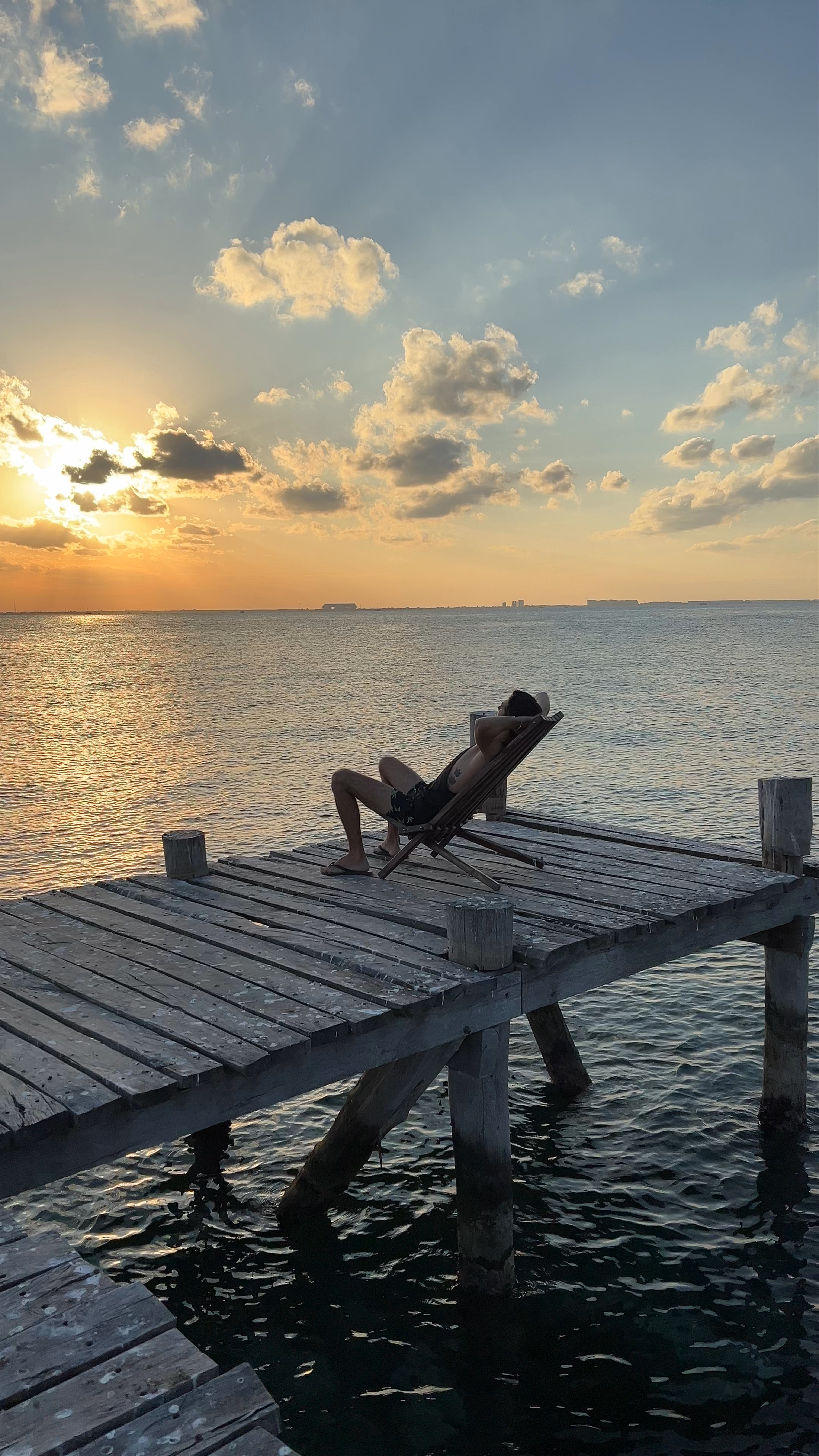 Sunset Serenity at Nomads Beach, Isla Mujeres