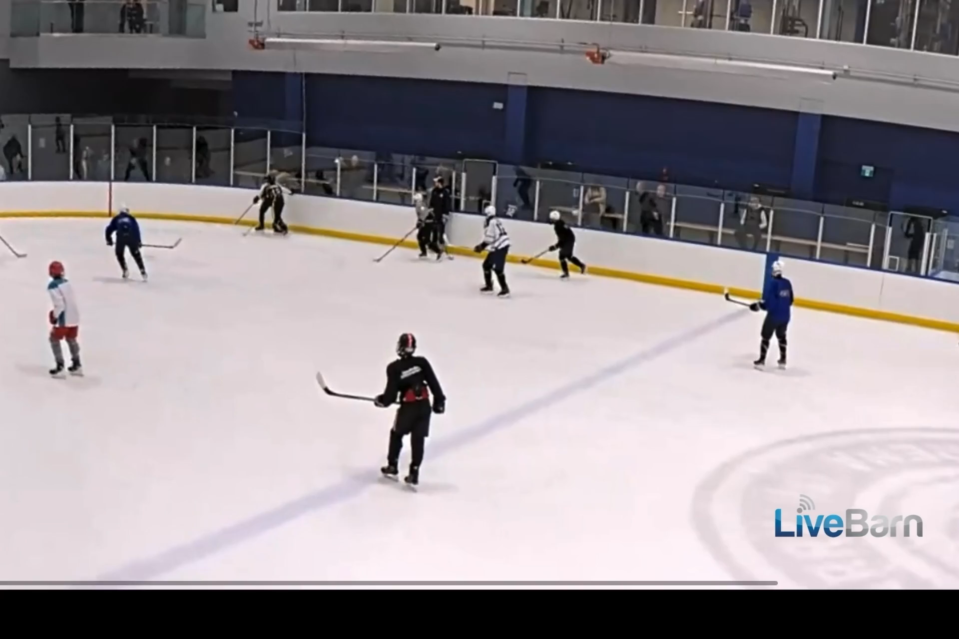 Jacob Mossip’s (intersquad game) end to end rush ending in a goal
