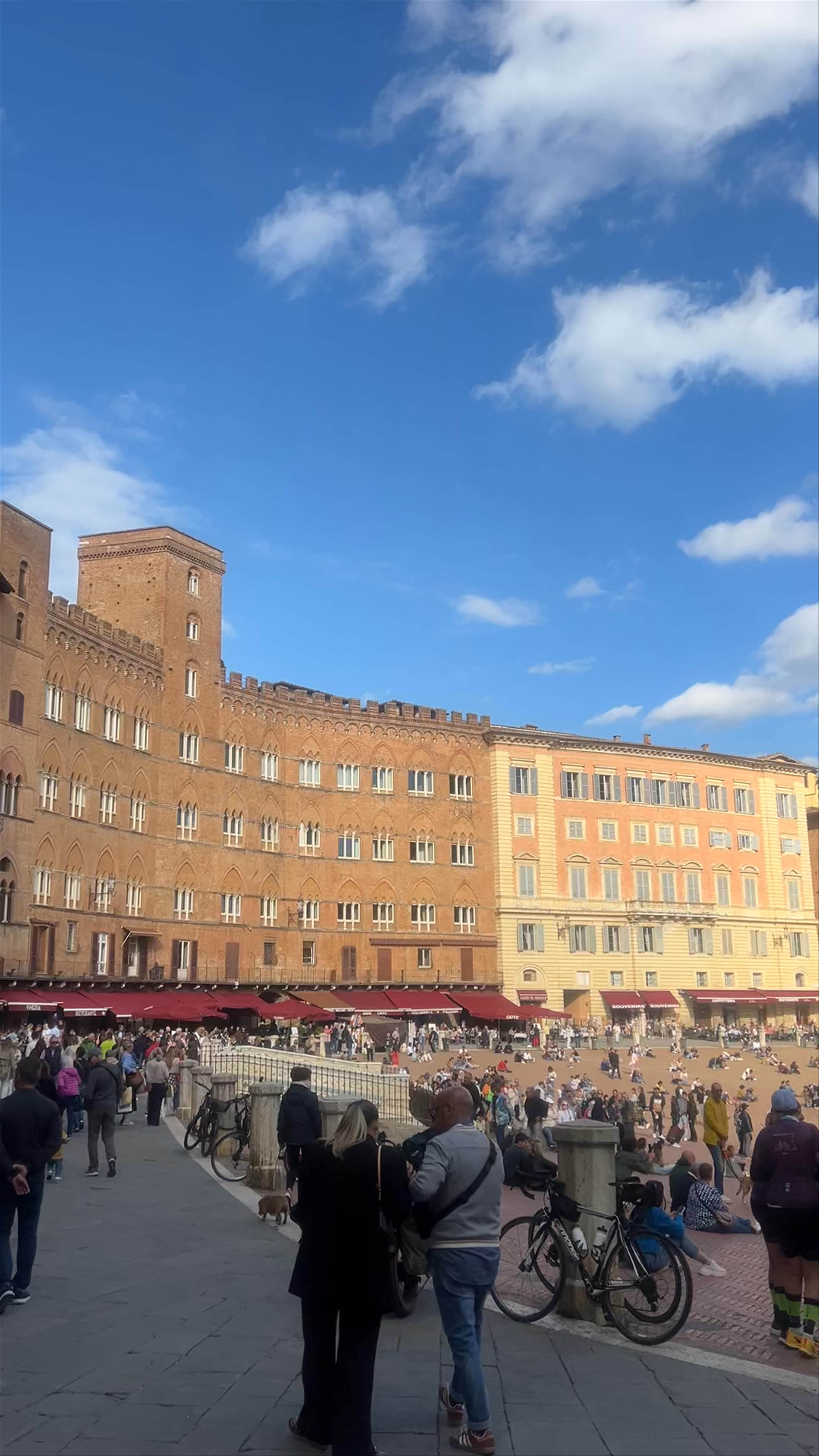 Piazza del Campo: Heartbeat of Siena in Sunny Autumn Light