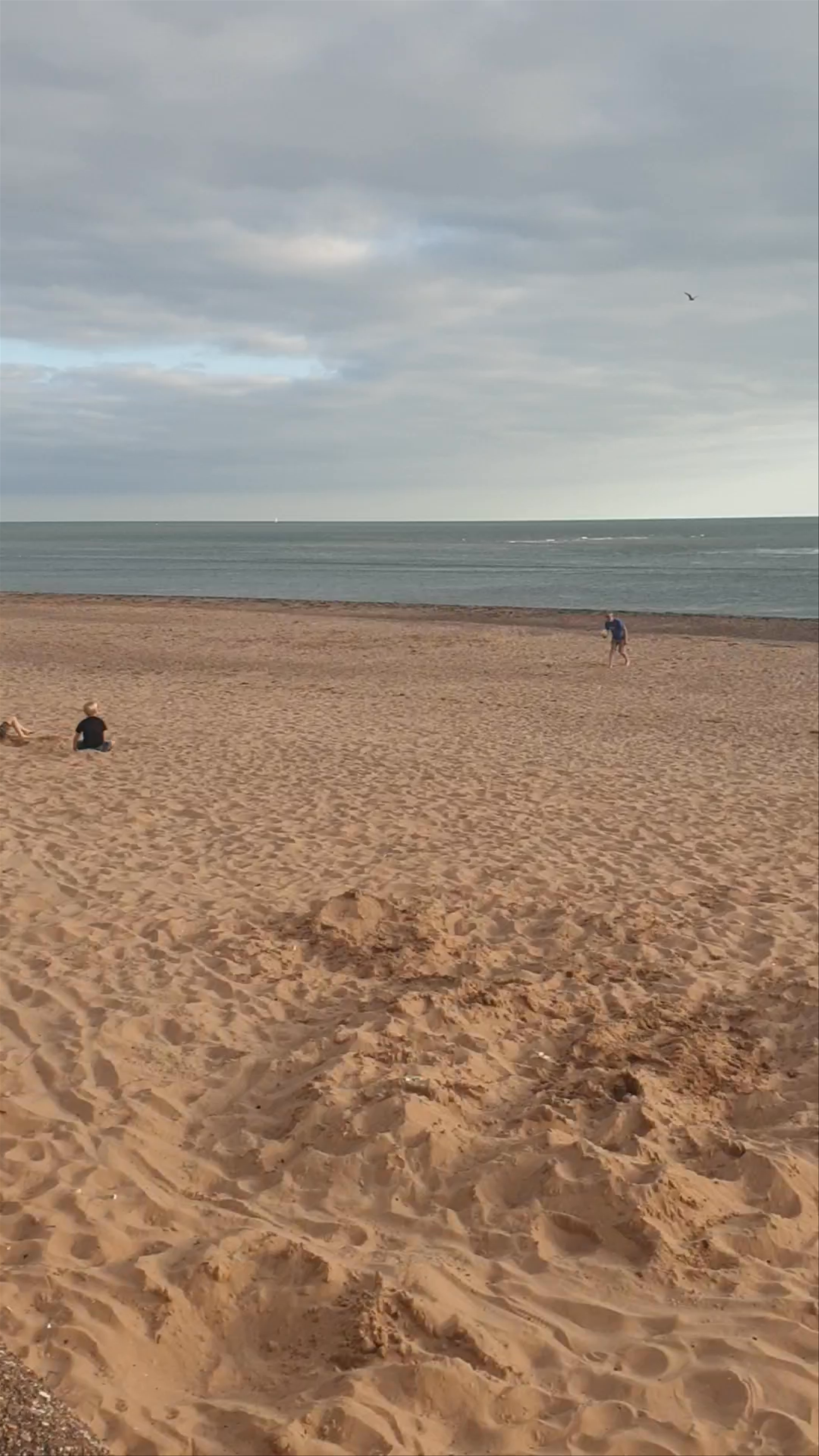 Peaceful Late Afternoon at Exmouth Beach, England