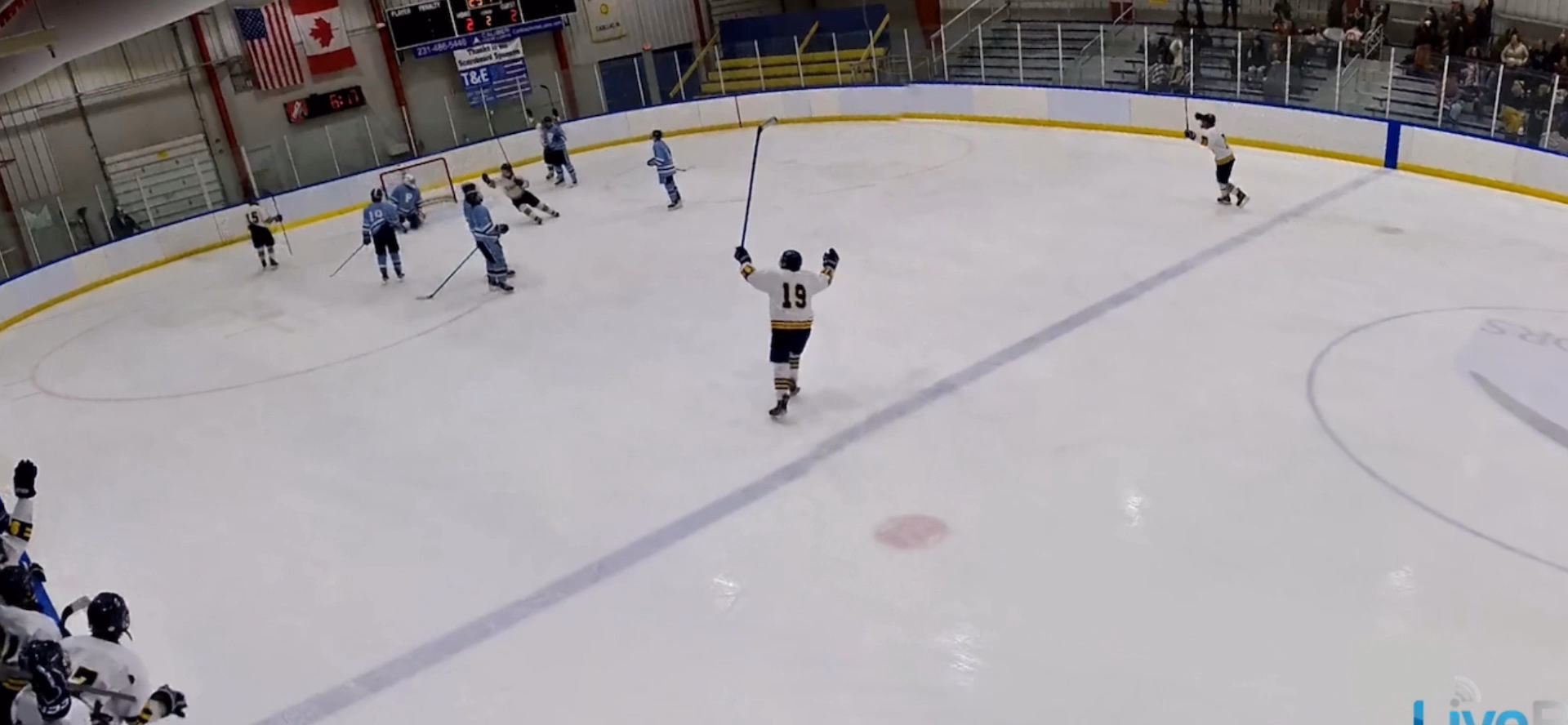 Kadin Hawkins' two primary Assists vs. Petoskey