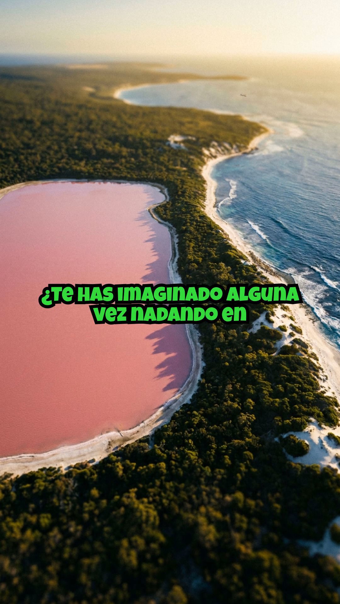 ¡El Lago Hillier: un mar rosa natural e inexplicable en Australia!