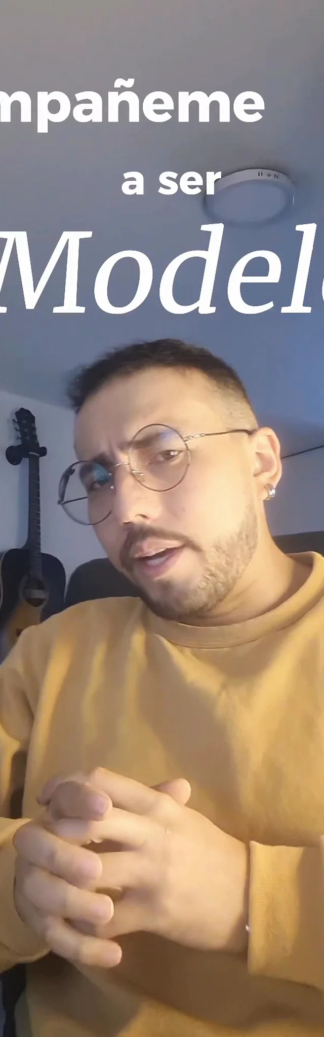 Acompáñame a ser modelo