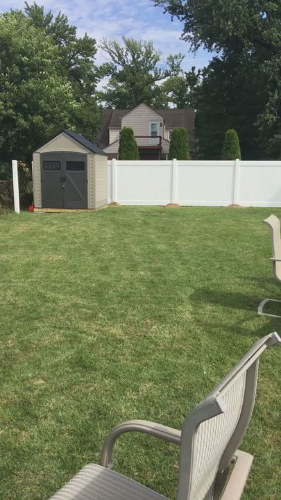 The Fence Guy - Our 6' white vinyl privacy fence! - Fences & Gates Near Me - Audubon, New Jersey