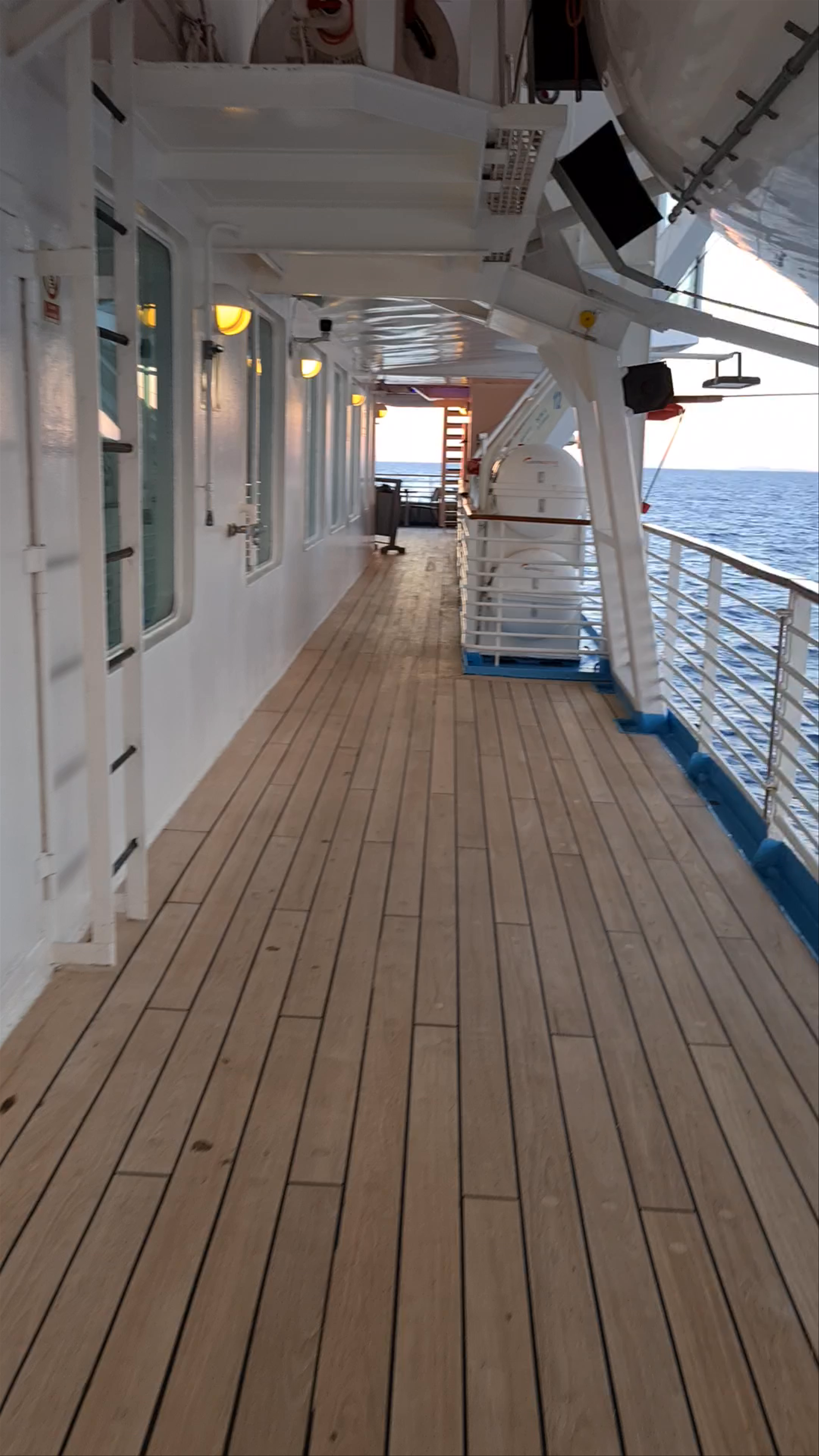 Celestyal Cruises: Peaceful Deck Walk in Pireas, Greece
