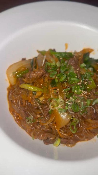 Urban Pocha - Spicy stir fried bulgogi japchae - Korean Near Me - Pasadena, California