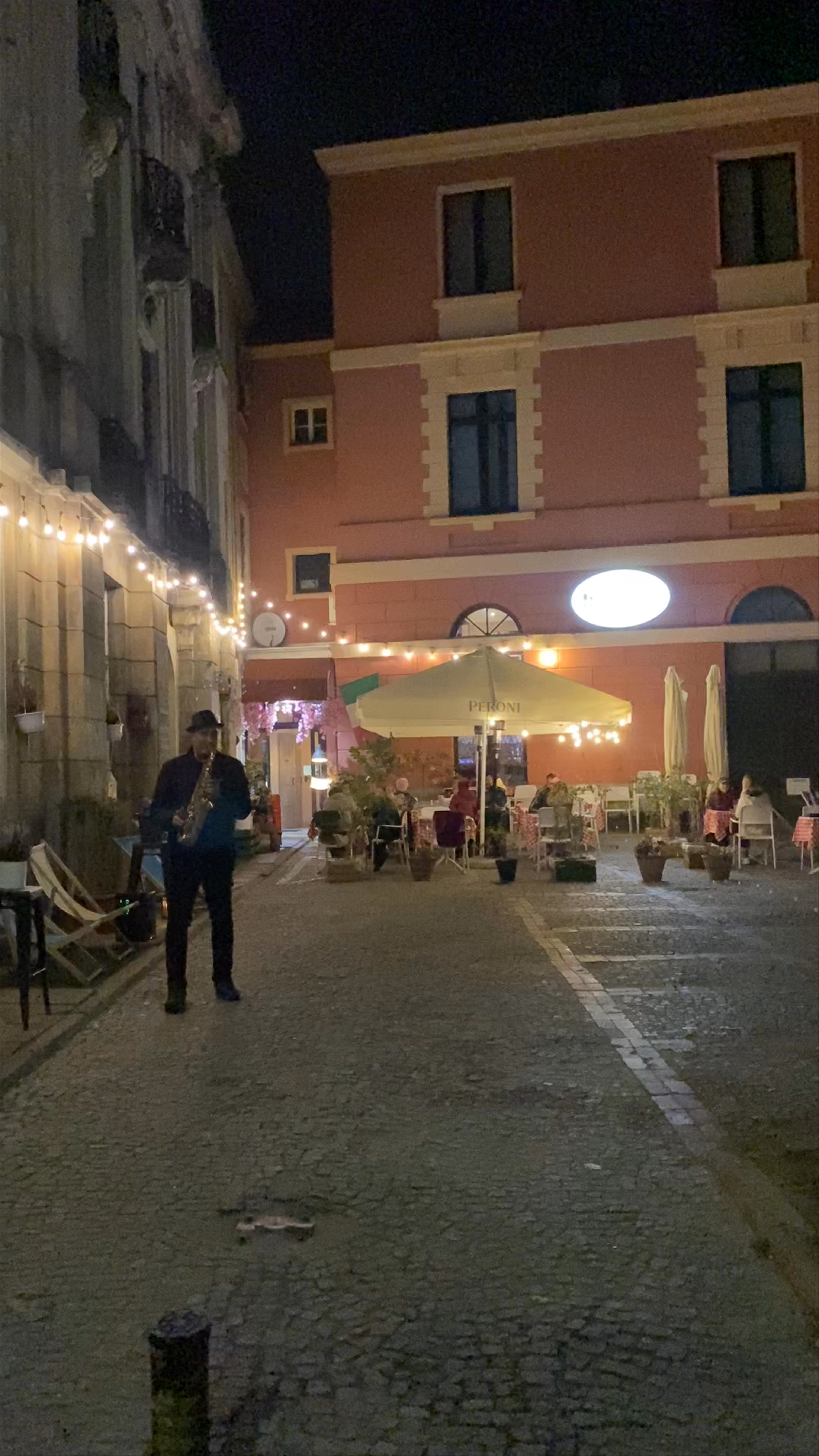 Night Jazz Serenade in Warsaw Old Town