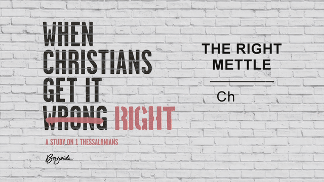 The Right Mettle Christ’s Strength